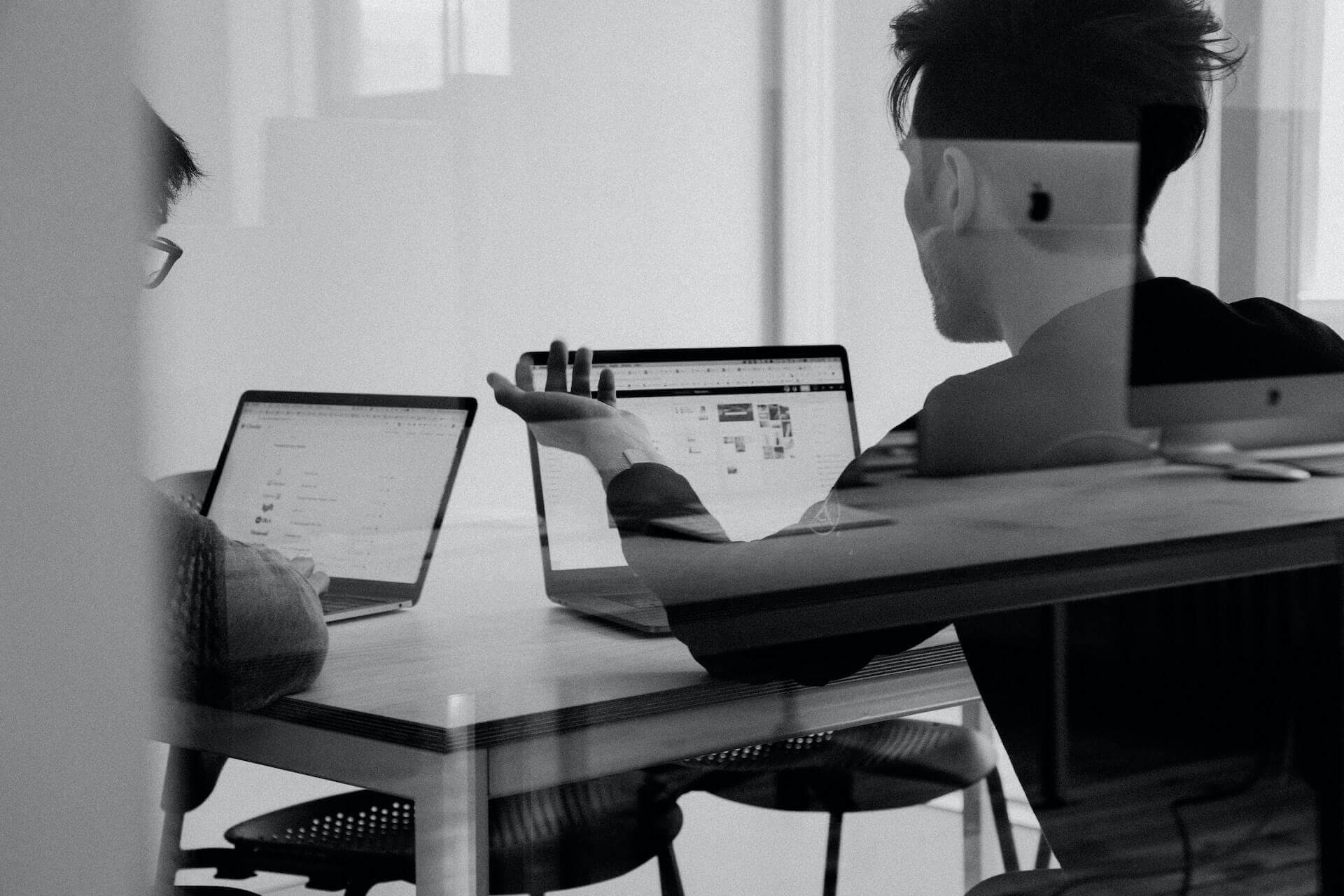 Modern office space showcasing our work environment